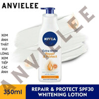 [Gốc 195k Date 09.2025] 350ML Sữa Dưỡng Thể TRẮNG PHỤC HỒI & CHỐNG NẮNG SPF30++ Nivea Extra White Repair & Protect