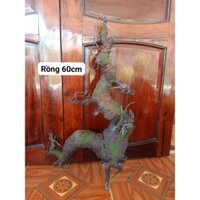 Gốc bonsai giả gốc sơn acrylic dáng rồng 60cm 40-41 nhánh