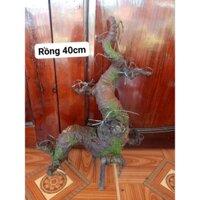 Gốc bonsai giả, gốc sơn acrylic dáng rồng 40cm 22-23 nhánh