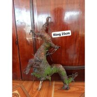 Gốc bonsai giả, gốc sơn acrylic dáng rồng 25cm 17-18 nhánh