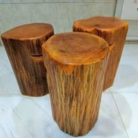 Gốc chạm khắc Ghế đẩu bằng gỗ Cầu tàu bằng gỗ tự nhiên Đế gỗ Gốc gỗ tròn Ghế đẩu bằng gỗ lớn Giá đỡ bàn cà phê