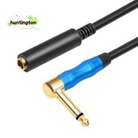 Góc Phải 6.35Mm TRS Stereo Nam Đến Nữ Cáp Âm Thanh Đàn Guitar Nối Dài Dây Cáp Cho Khuếch Đại Tai Nghe Góc Phải TRS Stereo Nam Đến Nữ Âm Thanh Nối Dài A