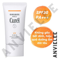 Gốc670 Hsd17.1.25 50g Tinh Chất kem Chống Nắng Curél UV Protection Essence SPF30 PA++ da khô nhạy cảm Thanh lý auth