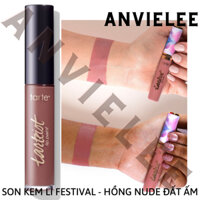 GỐC730 EXP28.2.25 SON KEM TARTE FESTIVAL HỒNG LÌ TARTEIST QUICK DRY MATTE LIP PAINT THANH LÝ AUTH