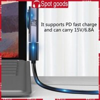 Godd 102W 15V 3A USB C Loại C Nữ Adapter PD Sạc Nhanh Cắm Cho Bề Mặt 3 4 5 6 Series