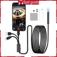 Godd 3in1 USB 8Pin Nội soi chống nước Camera Kiểm tra Điện thoại Nội soi Borescope
