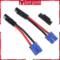 Godd Chiều Dài 16cm EC8 Đến SAE Kết Nối Cáp 10AWG Dây Silicon Cho Xe Máy Pin ESC Sạc Bảng Điều Khiển Năng Lượng Mặt Trời