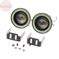 Goddes 2 Chiếc 3 '' 12W Đèn COB Ô Tô Đèn LED Sương Mù Thiên Thần Mắt Lái Xe Máy Chiếu Bóng Đèn Tín Hiệu Đèn Sương Mù Đèn Pha Tự Động Điều Chỉnh Phụ Kiện VN