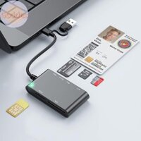 Goddes 6in1 Đầu đọc thẻ thông minh đa cổng MS / M2 / TF / SD / SIM Card cho thẻ ID Bộ chuyển đổi thẻ nhớ điện thoại cho máy tính xách tay Thuế máy tính VN