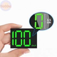 Goddes Xe Đa Năng HUD Đồng Hồ Tốc Độ Kỹ Thuật Số Đầu Lên Màn Hình Cho Xe Máy Xe Tải Xe Đồng Hồ Đo Tốc Độ Hiển Thị KM / H USB Nguồn VN