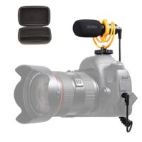 Godox VD-MIC Microphone, Cardioid Polar Pattern Shotgun Mic with Rycote Shockmount, Plug and Play for Camera Camcorders Smartphone Tablets Vlogging...