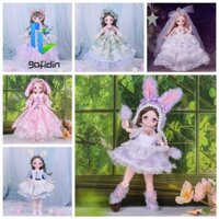 Gofidin 1 / 6 Bjd Búp Bê Hồng Mắt Hình Cầu Khớp Playsets Quà Tặng Sinh Nhật
