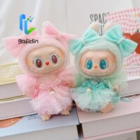 Gofidin 1 Bộ 17cm Labubuxu Mặt Dây Chuyền Quần Áo Công Chúa Váy DIY Búp Bê Trẻ Em Quà Tặng