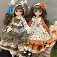 Gofidin Búp bê Bjd 30cm với quần áo Đồ chơi nhà cao gót Đồ chơi trẻ sơ sinh