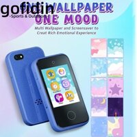 Gofidin Đồ chơi điện tử trẻ em Điện thoại di động, Máy ảnh kép IPS Touch Model Điện thoại màn hình cảm ứng, Máy nghe nhạc MP3 sạc Type-C chất lượng cao cho trẻ em