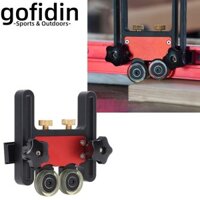 Gofidin Dụng cụ chế biến gỗ, Giảm sốc Hợp kim nhôm Máy cưa bàn Vòng bi Con lăn có sẵn, Bảng lông trượt bánh xe đôi Phụ trợ có thể điều chỉnh Bàn cưa Công cụ ép cắt