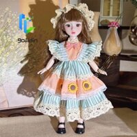 GOFIDIN Gofidin Công Chúa Trang Điểm Bóng Khớp Búp Bê Mắt Hấp Dẫn Cô Gái Đẹp