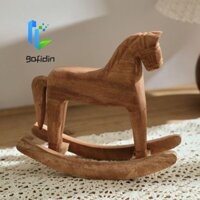 Gofidin Mini Gỗ Ngựa Tượng Nhỏ Địa Trung Hải Ngộ nghĩnh Nông Thôn Trang Trí Tiệc Tại Nhà