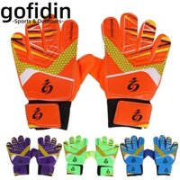 gofidin tay thủ môn bóng đá cho trẻ em, Găng tay bóng đá bảo vệ toàn ngón tay dày, bền bỉ với tay cầm chắc chắn Găng tay bóng đá cao su