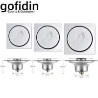 Gofidin Thoát sàn loại báo chí, Loại bàn đạp vuông Vòi hoa sen Chân thoát nước, Bộ lọc thoát nước kim loại có thể tháo rời bật lên sáng tạo