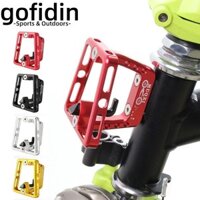 gofidin Xe đạp gấp phía trước Carrie, Phụ tùng thay thế Giá đỡ phía trước xe đạp DIY, Phụ kiện Túi đựng xe đạp hợp kim nhôm bền bỉ