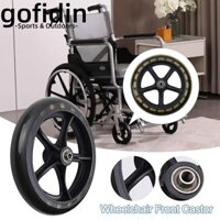 Gofidin Xe lăn Bánh trước, Bánh xe mua sắm thay thế 8 inch, Xe đẩy du lịch chống trượt linh hoạt Phụ kiện xe lăn
