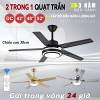 GOGEOUS quạt trần phòng khách trang trí chung cư trần nhà thấp phòng khách quạt trần phòng khách ngủ