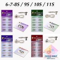 [GoGo Bike]  Bộ 6 Cặp Master Link - Khóa nối mắt xích xe đạp 6/7/8S - 9S - 10S -11S