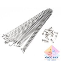 [GoGo Bike] Bộ 72 cây tăm tròn (nan hoa) xe đạp INOX KHÔNG HÍT
