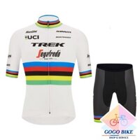[GoGo Bike] Bộ quần áo thể thao đi xe đạp TREK - TRẮNG ĐEN
