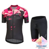 [GoGo Bike] Bộ quần áo thể thao nữ đi xe đạp Nalini - Màu hồng