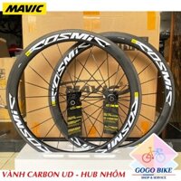 [GoGo Bike] Bộ vành Carbon xe đạp road MAVIC COSMIC ELITE 700Cx50mm - Hub Nhôm