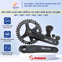 [GoGo Bike] Đùi đĩa (Giò dĩa) rỗng xe đạp MTB KEOS DEQRE