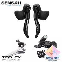 [GoGo Bike] Groupset Mini 3 Món: Tay đề lắc, Củ đề, Sang đĩa xe đạp SENSAH REFLEX 2x8 Speed