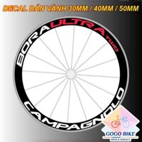 [GoGo Bike] Tem decal dán vành xe đạp road 700C (CAMPA, DURA, COSMIC, GIANT, FAST FORWARD...)
