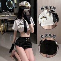 gogo Interaction DS Dance Bar Bar dj Atmosphere Show Air Hostess Uniform Set Nightclub Female Police Performance Costume