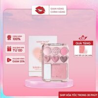 [GOGO TALES] Bảng phấn mắt 8 màu Stick Sweet Heart Powder Blusher Eyeshadow Palette Trái Tim CAT THEME SERIES GT609