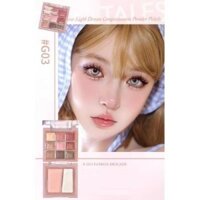 GOGO TALES - Bảng phấn mắt má highlight Gogotales 2 tầng GT663 Mỹ Phẩm Trang Điểm