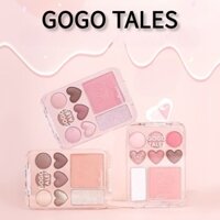 Gogo tales Bảng Phấn Mắt Trang Điểm Má Hồng Bắt Sáng Tự Làm (Bao Gồm Phấn Mắt Tình Yêu) Phấn Má Hồng caramel Hồng Nâu Đất Giá Rẻ Cho Nữ