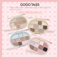 GOGO TALES1 Lolita phấn mắt đĩa sửa chữa ánh sáng cao một đĩa  nâu mờ màu đất