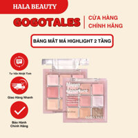 [GOGOTALES] - Bảng Phấn Mắt Má Highlight Gogotales 2 Tầng GT663