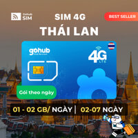 [GOHUB] SIM 4G du lịch Thái Lan - Gói theo ngày (02 - 07 ngày) - Tặng kèm que chọc SIM
