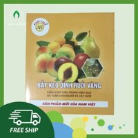 Gói 10 Bẫy keo dính ruồi vàng và côn trùng Nam Việt - Bun Garden