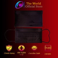 Gói 10 cái  Khẩu trang y tế 4 lớp The World kháng khuẩn, bụi mịn - Hàng Chính Hãng The World - TRẮNG