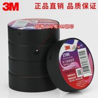 Gói 10 cuộn Băng điện 3M 1500 chống cháy10 cuộn Gói băng điện 3M Loại 1500 chống cháy Băng cách điện PVC màu đen không chì Chống cháy 02.26
