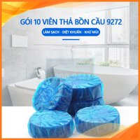 Gói 10 viên thả bồn cầu toilet phòng vệ sinh 9272 [bonus]