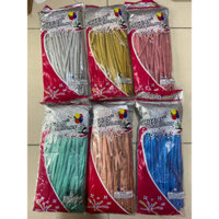 Gói 100 Bóng dài siêu nhũ chrome tạo hình nghệ thuật, bóng bay dài giun đũa vặn hình