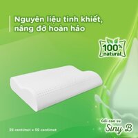 Gối 100% cao su thiên nhiên kim cương Siny B 39x59cm