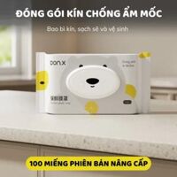 Gói 100 màng bọc thực phẩm dạng rút có nắp đậy kín chống bụi - Túi bọc thực phẩm PE