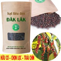 Gói 200g tiêu sạch Đắk Lắk nguyên hạt Tiêu cay thơm chất lượng được trồng xen canh nông trại công ty cà phê Đức Anh [bonus]